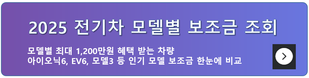 전기차 모델별 보조금 비교